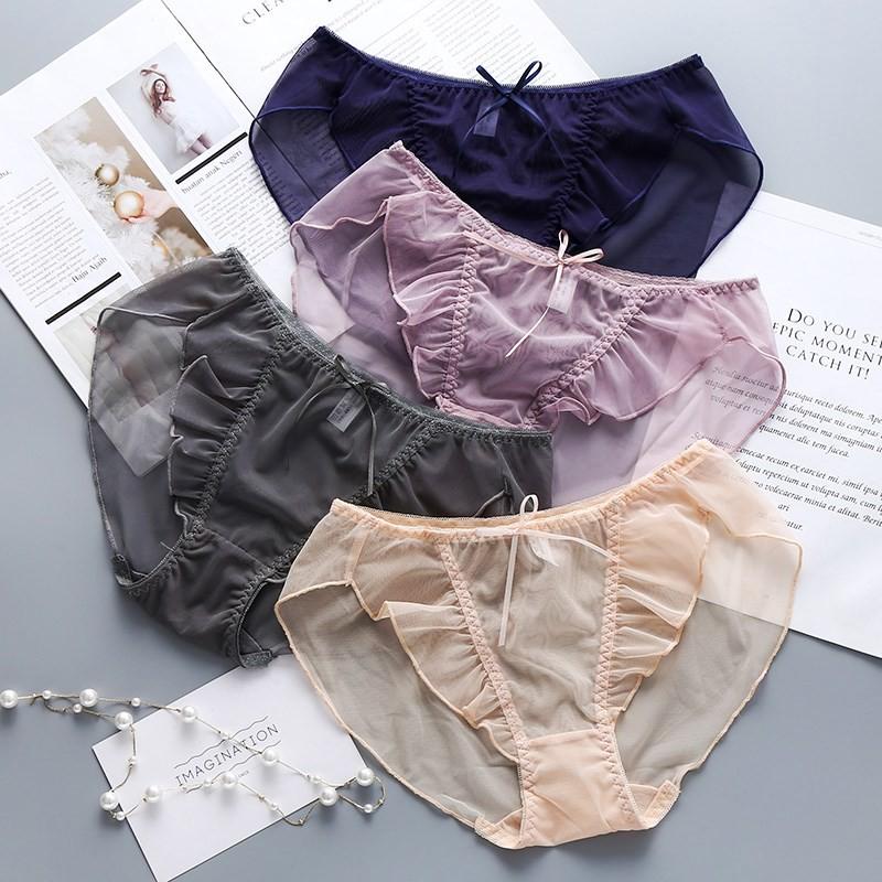 Combo 3 Quần lót ren lưới bèo cao cấp quyến rũ từng cemtimet QL38 - giao màu ngẫu nhiên