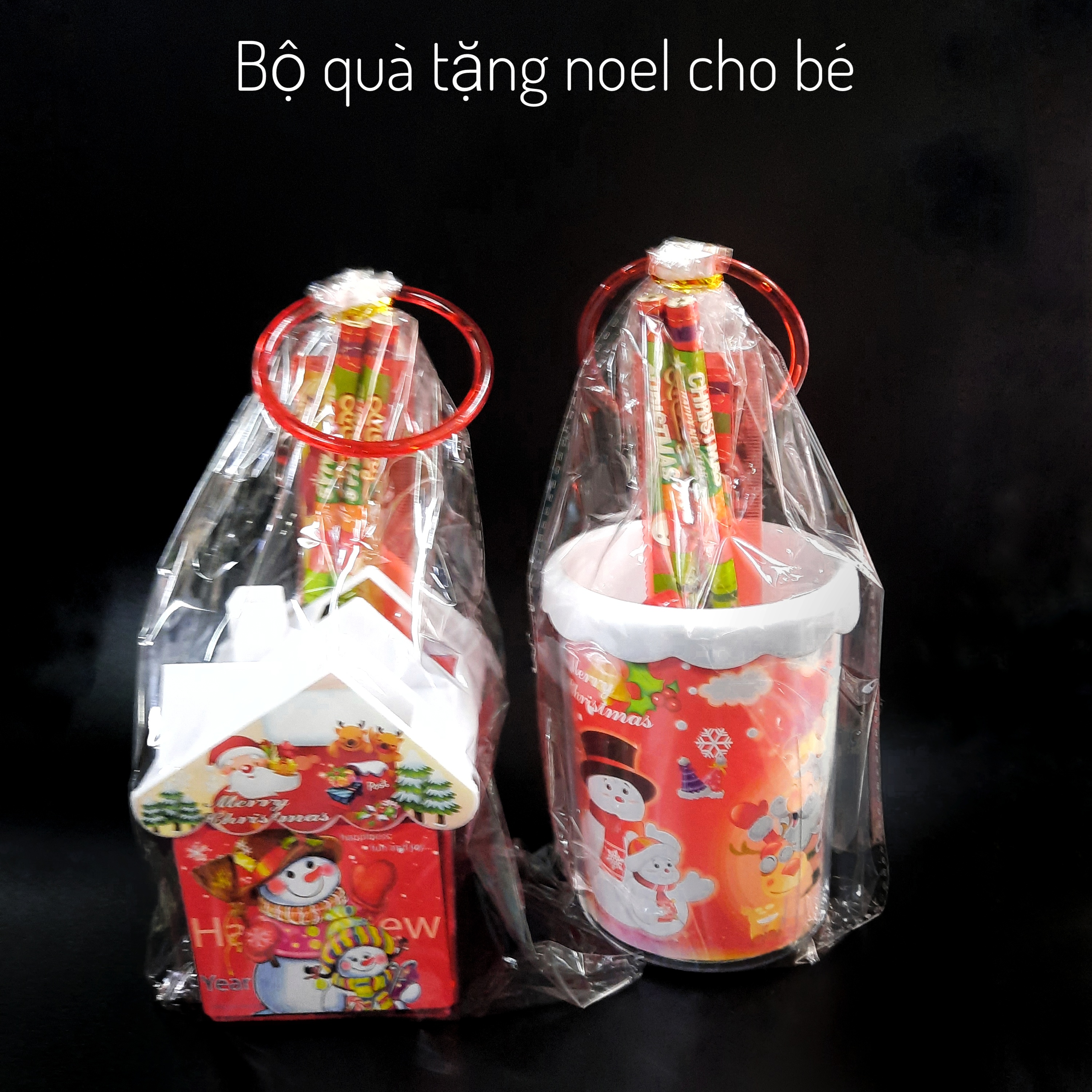 Quà tặng Noel cho bé.Bộ đồ dùng học tập hình cốc,nhà bé.