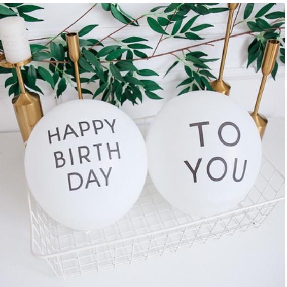 Bóng bay chữ Happy birthday to you, bóng hình mặt cười trang trí sinh nhật, thôi nôi, đầy tháng, tiệc kỷ niệm