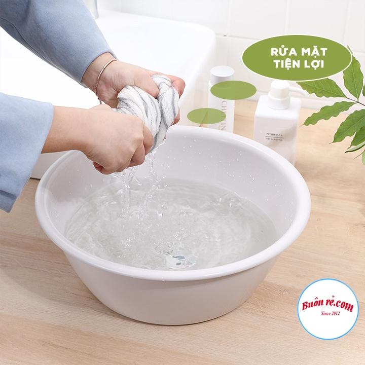 Chậu nhựa rửa mặt cho bé Hokori Việt Nhật 2525 an toàn bền đẹp- Chậu rửa mặt nhựa dễ thương cho phòng tắm - 01473