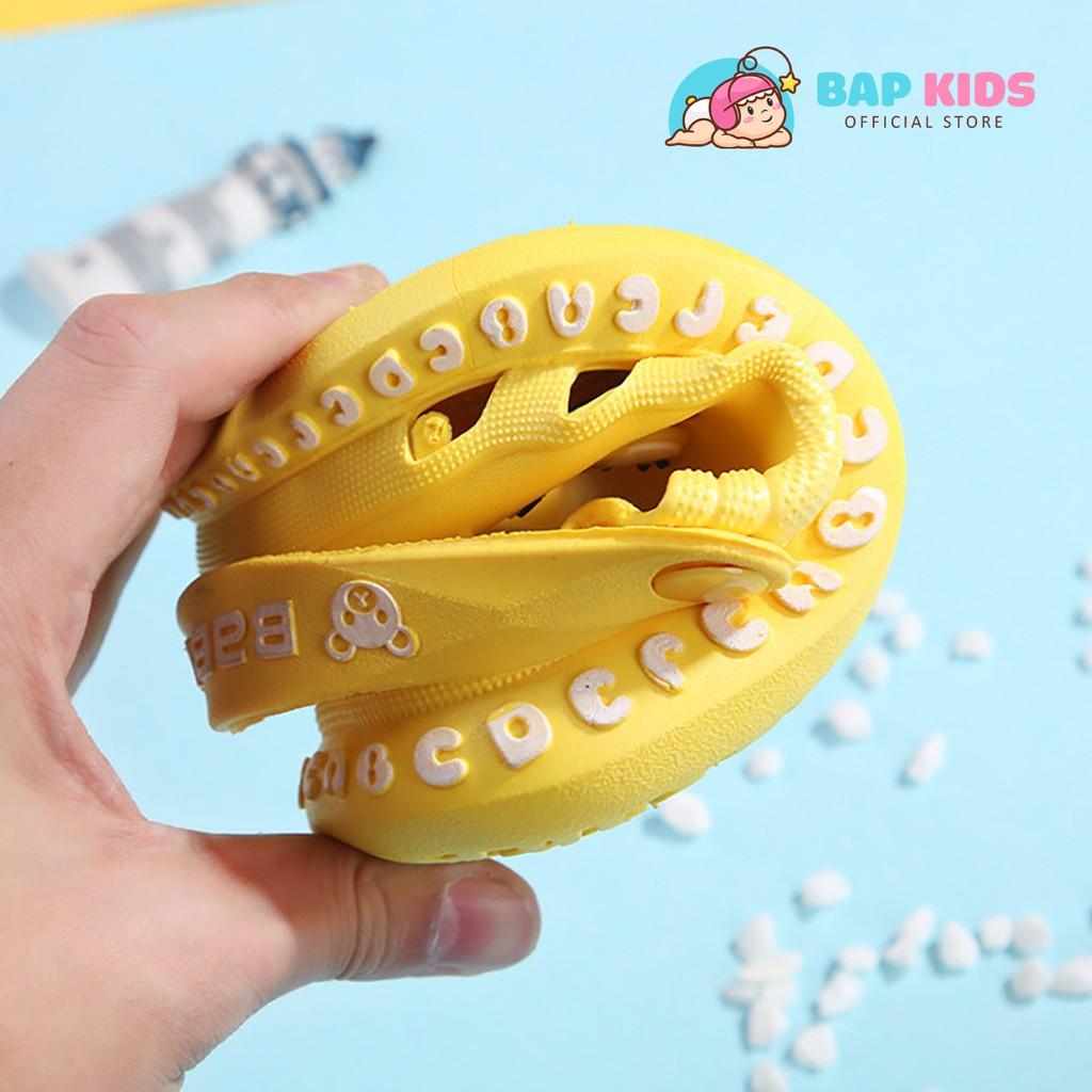 Dép Sục Cho Bé ️Chống Trơn Trượt️ Dép Cho Bé Trai Bé Gái Siêu Nhẹ Dép Kèm Sticker BKD2