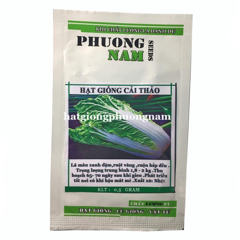 0,5GR - HẠT GIỐNG CẢI THẢO