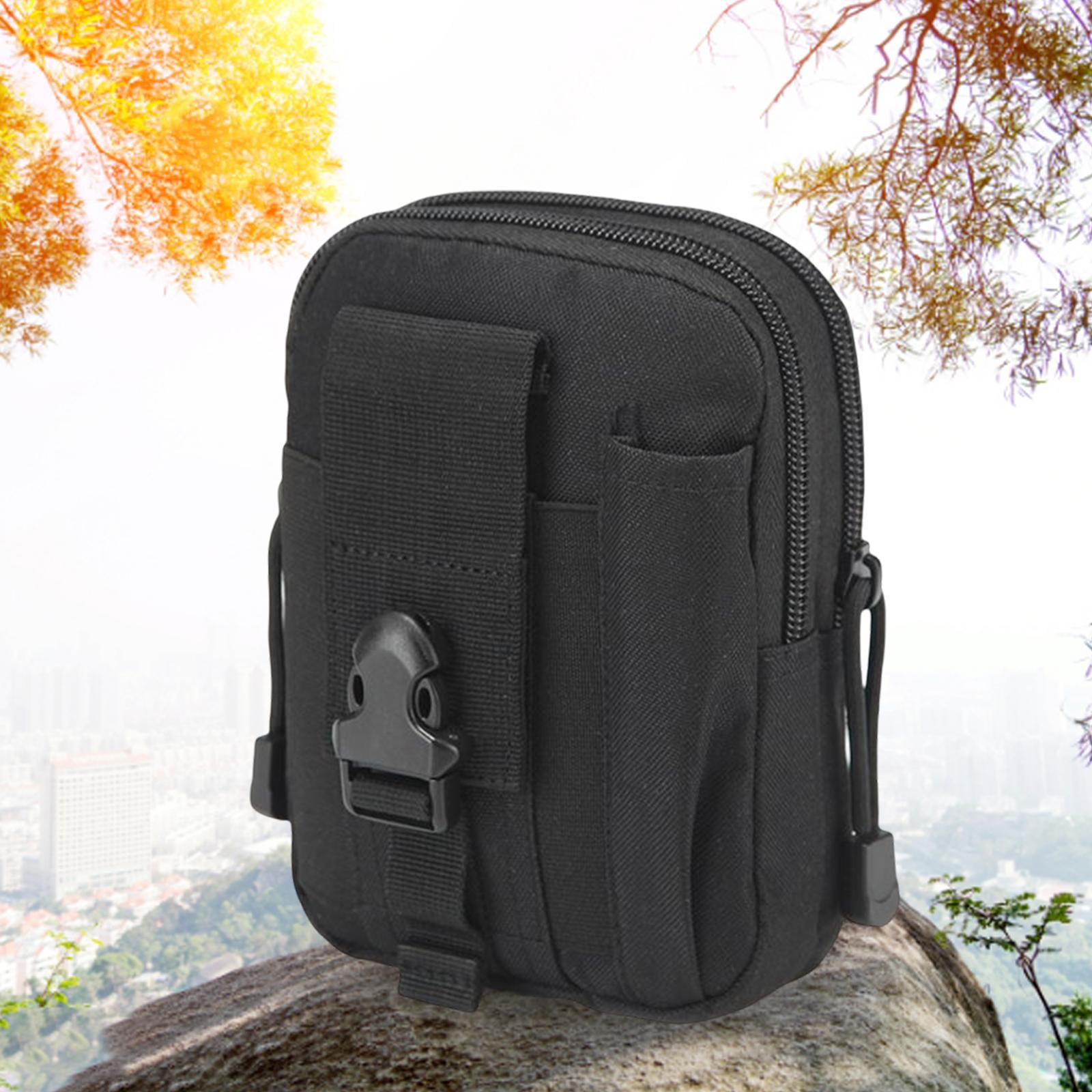 Portable Waist Zipper Purse Gear Organizer Bag Multi Functional Pouch Accessories Nylon for Hunting