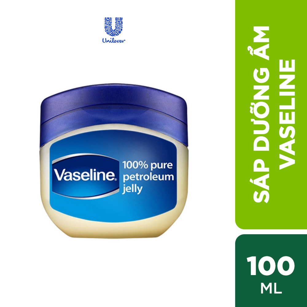 Sáp dưỡng ẩm đa năng Vaseline 100% Pure Petroleum Jelly 100ml