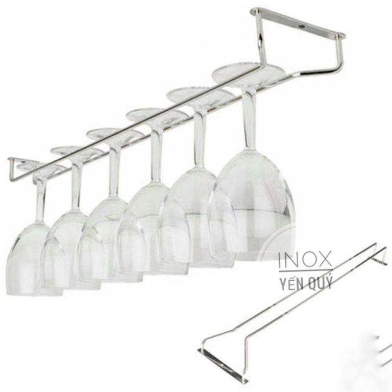 INOX304 GIÁ TREO LY 1 HÀNG /2 HÀNG DÀI 55 CM /45 CM /40 CM /35 CM / 30 CM / 27 CM