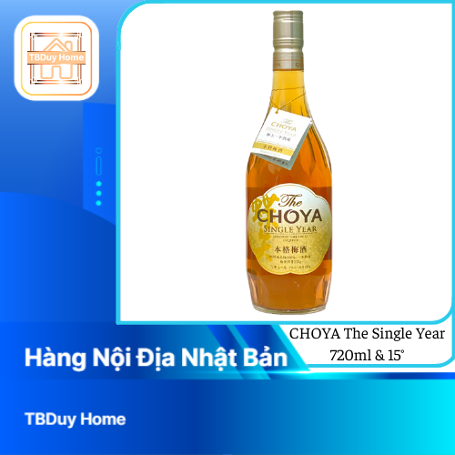 Rượu mơ CHOYA Single Year 720ml Nhật Bản