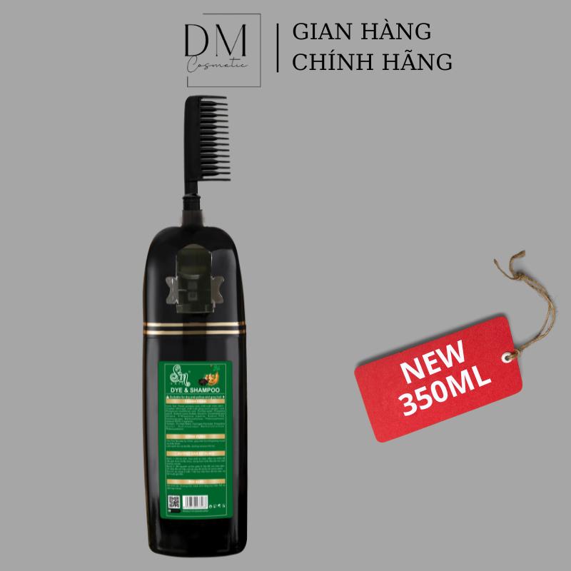 Dầu Gội Phủ Bạc Sin Hair Đen Nâu 350ml Phủ Bạc Tự Nhiên Nhân Sâm Không Xót Da Đầu