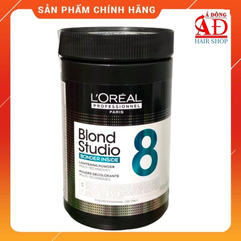 BỘT TẨY TÓC CAO CẤP LOREAL PRO BLOND STUDIO NÂNG SÁNG 8 CẤP ĐỘ 500G