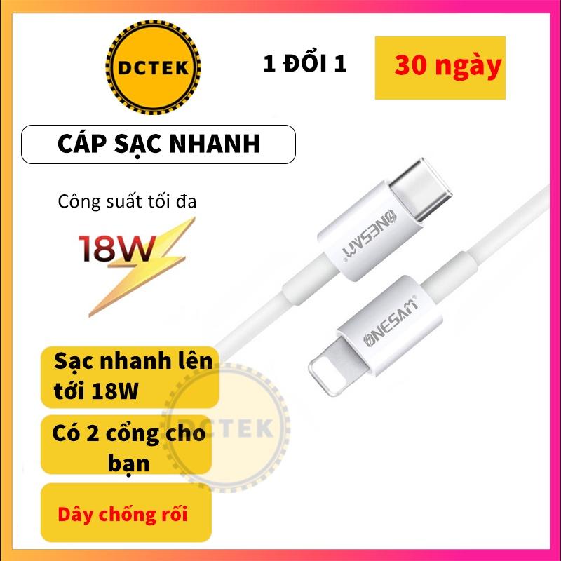 Dây Sạc Nhanh Hỗ Trợ Pd 18w Cáp Dài 1M