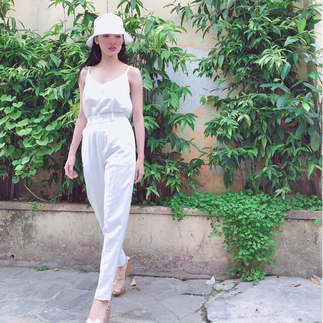 Quần baggy nữ lưng thun chất vải tuyết mưa form chuẩn lưng cao có bigsize