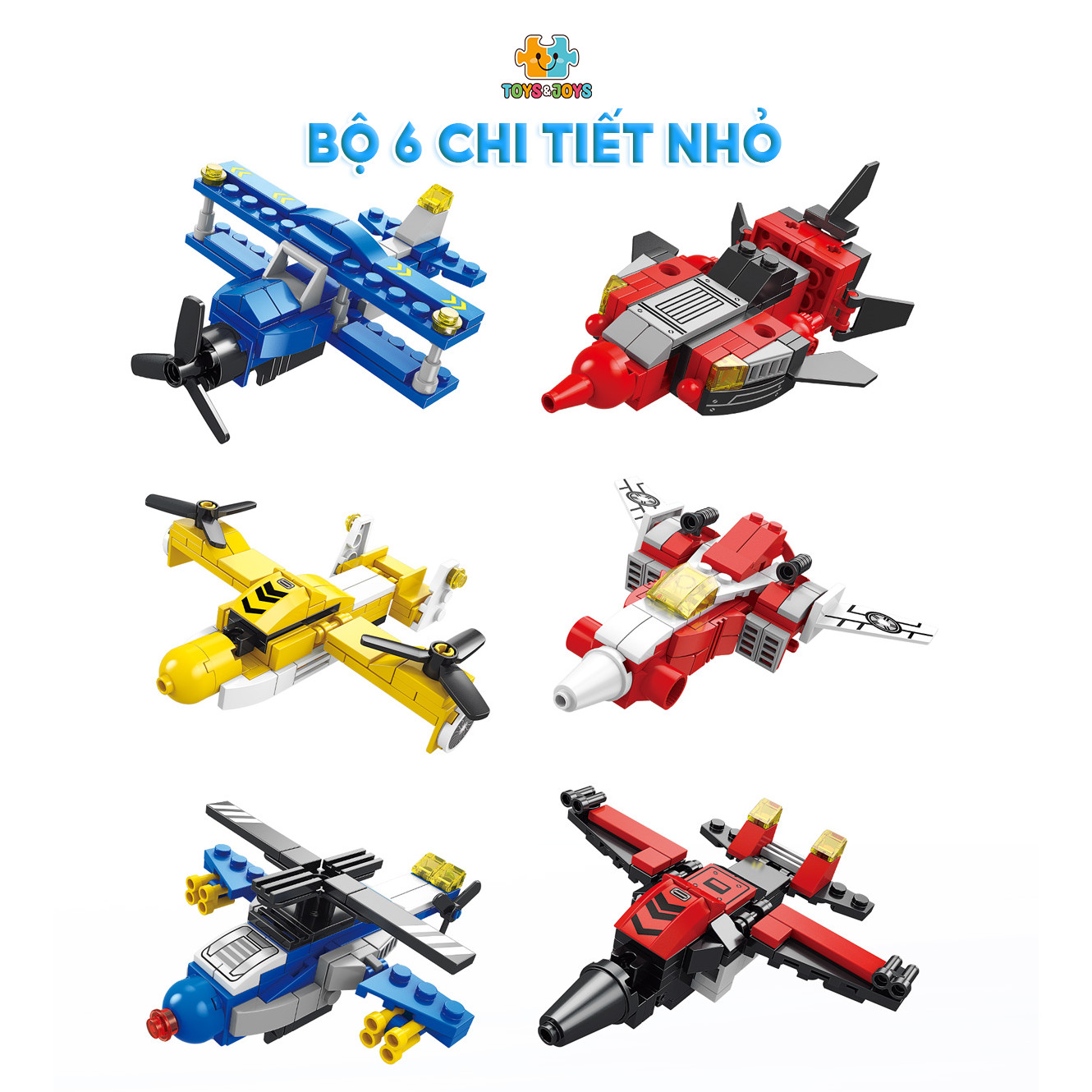 Đồ chơi lắp ráp Robot máy bay Ares - Toys&amp;Joys