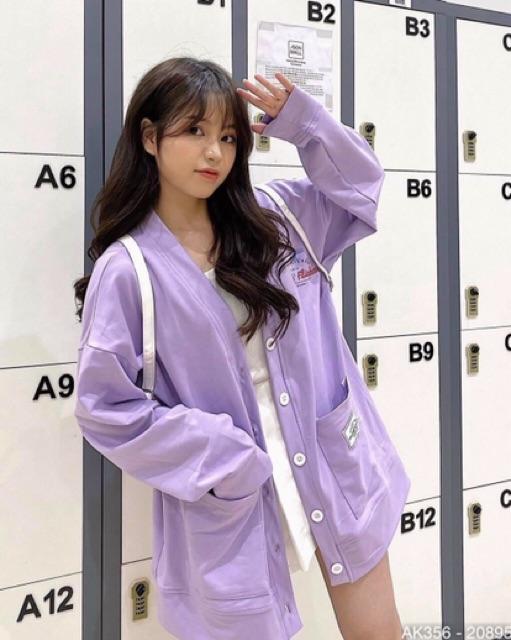 Áo Khoác Nữ Cardigan Nỉ Ngoại Cao Cấp Hottrend