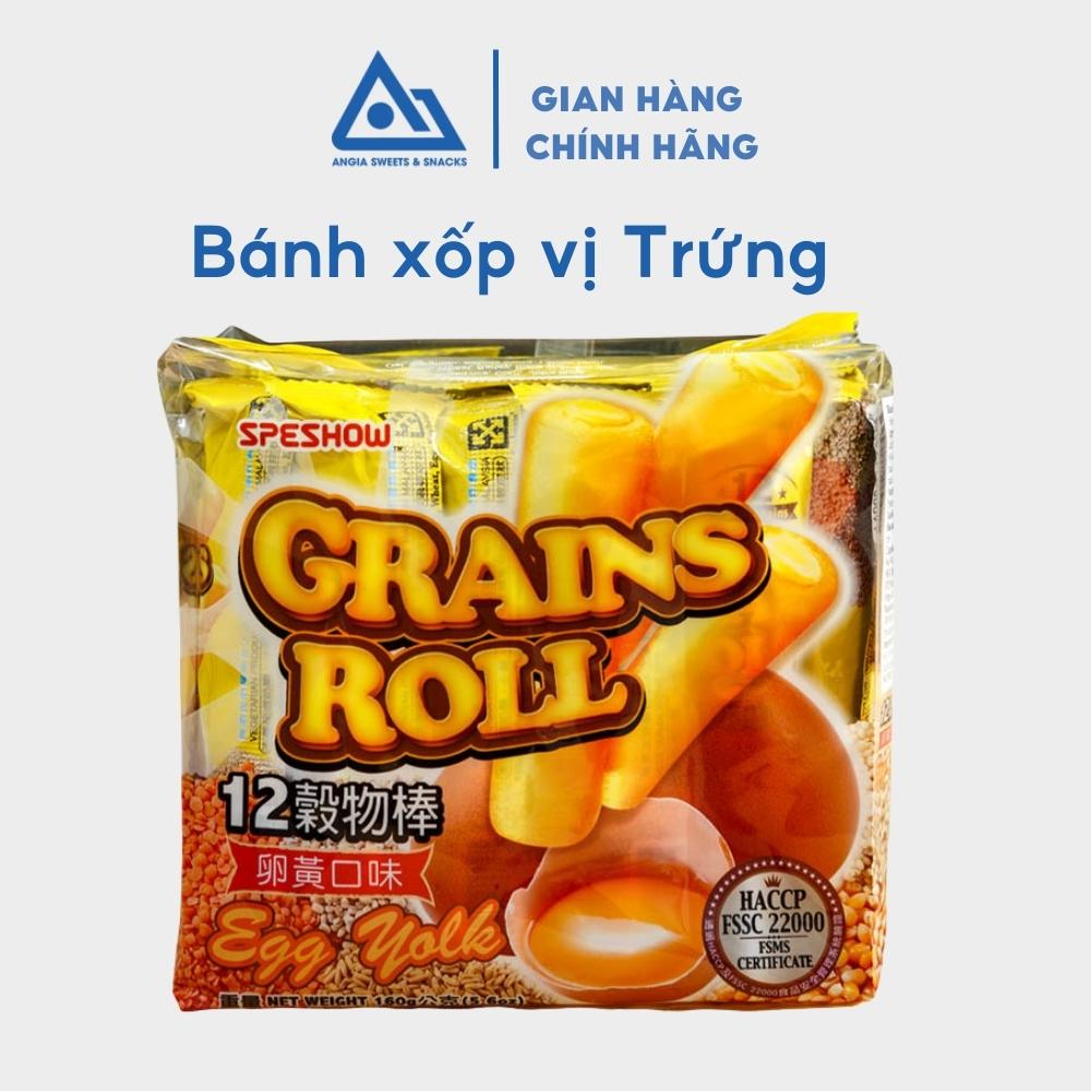 Bánh xốp 12 loại Hạt Speshow ăn vặt nhiều vị socola, trà xanh, phomai... 160g An Gia Sweets &amp; Snacks