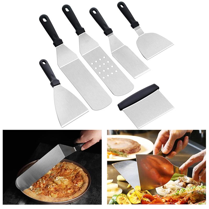 12 Cái/Bộ Thìa Đũa Inox BBQ Dụng Cụ Nướng Bộ Nhà Bếp Thìa Thịt Nướng DIY Vỉ Nướng Nạo BBQ Phụ Kiện