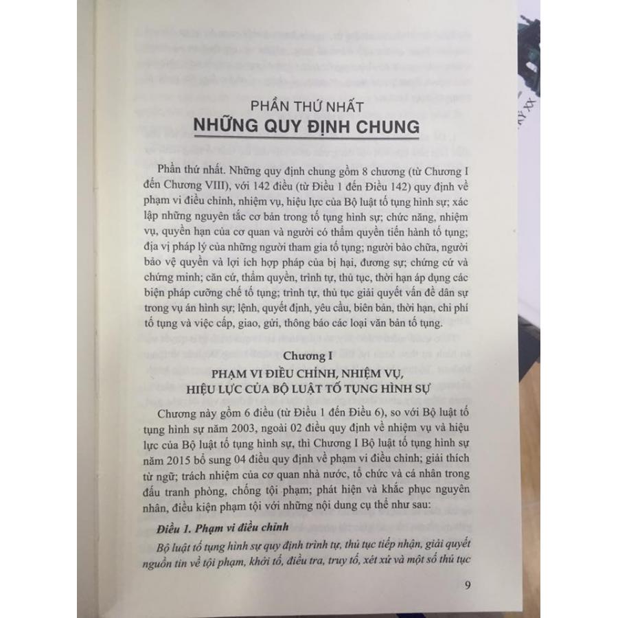 Bình Luận Khoa Học Bộ Luật Tố Tụng Hình Sự Năm 2015