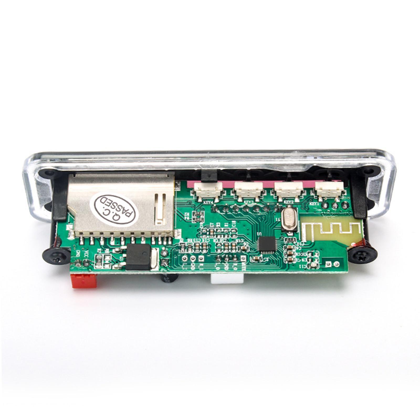 Bluetooth 5.0 MP3 Decoder Module Board 5-12V Universal Wireless MP3 Player for Car