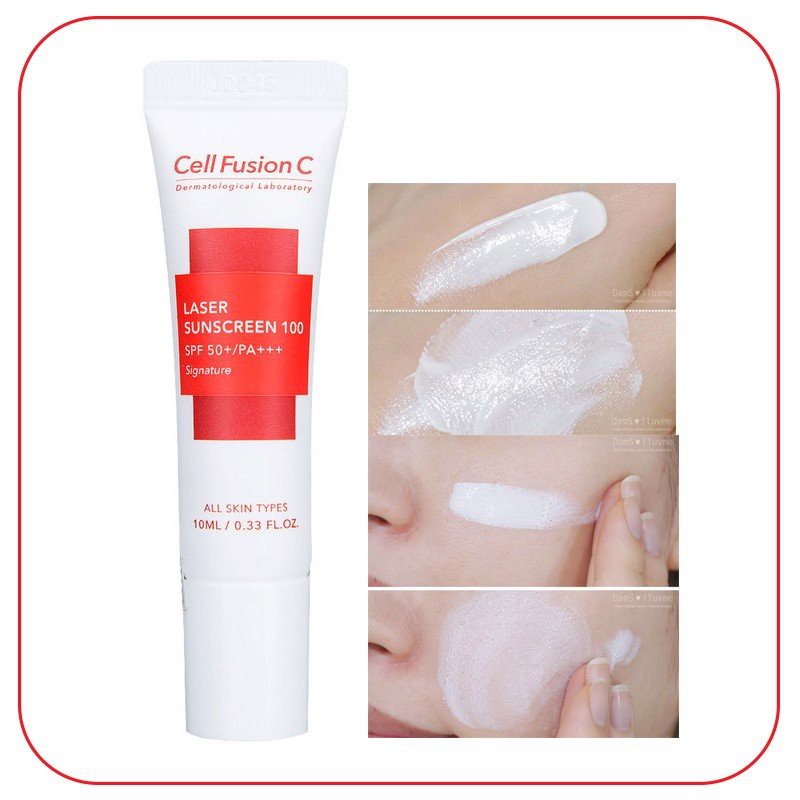 Bộ đôi kem chống nắng Cell Fusion C Laser Sunscreen 100 SPF 50+/PA+++ cho mọi loại da