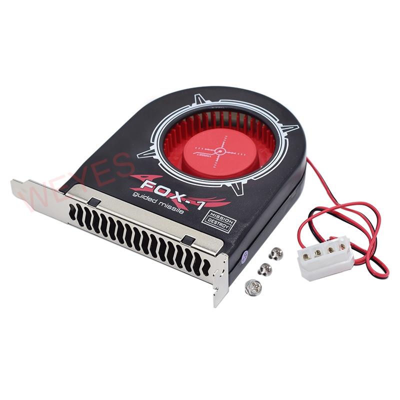 Quạt tản nhiệt FOX-1 DC12V 2Pin cho máy tính PCI Fan 2200RPM IDE Molex