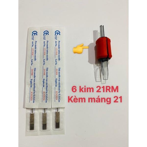 6 kim 21 RM kèm tay cầm máng 21