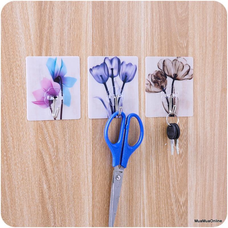 02c Móc dán tường 3d nhiều hình đẹp nhập khẩu