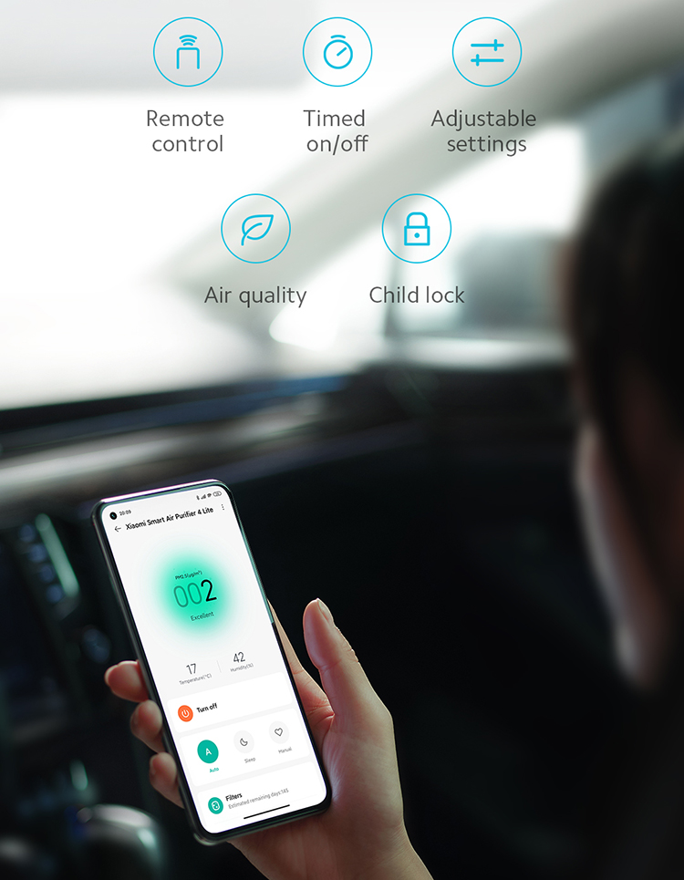 Máy Lọc Không Khí Xiaomi Mi Air Purifier 4 lite - Hàng chính hãng