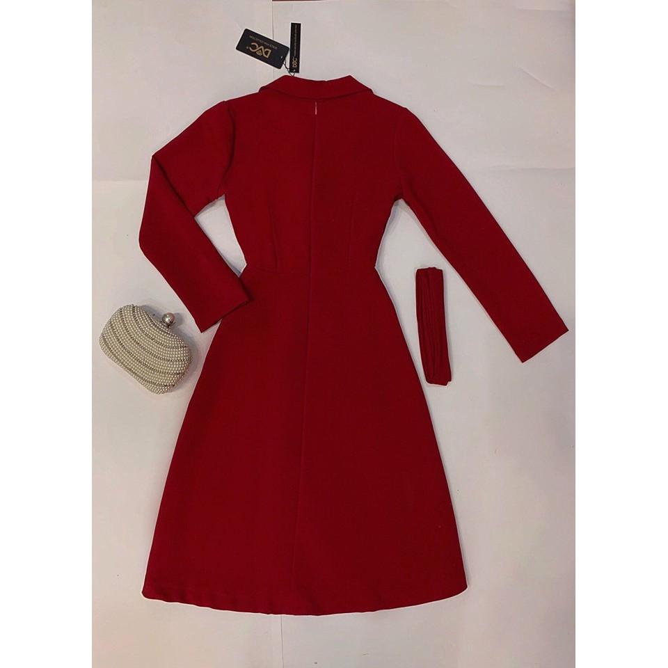 vest váy đỏ big size V1183 Hàng Thiết Kế Cao Cấp