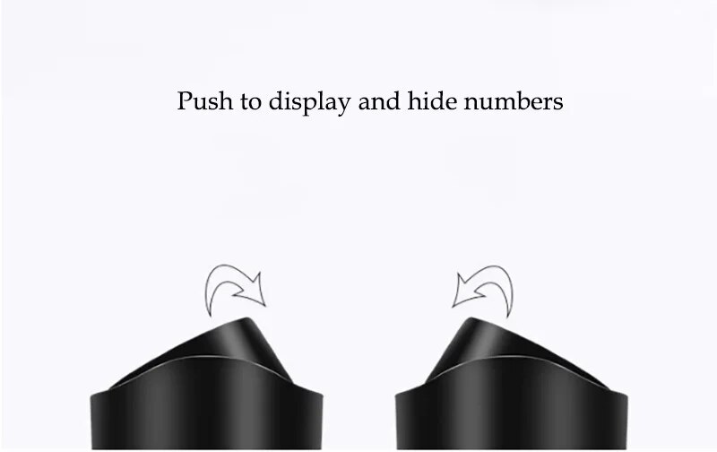 Bảng số  - Kích thước: 56*125.7*37.3mm - Bảng ghi số điện thoại đặt taplo cho xe ô tô.