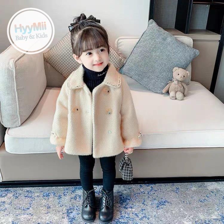Áo Dạ Thiết Kế Cao Cấp 2 Lớp Xinh Xắn Thời Trang Cho Bé - HK1