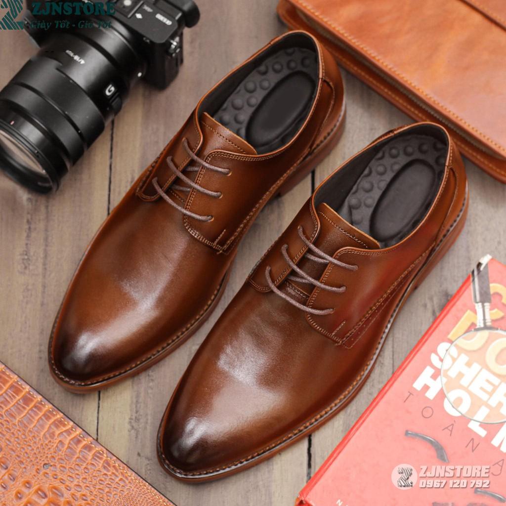 Giày Công sở da bò thật tăng chiều cao