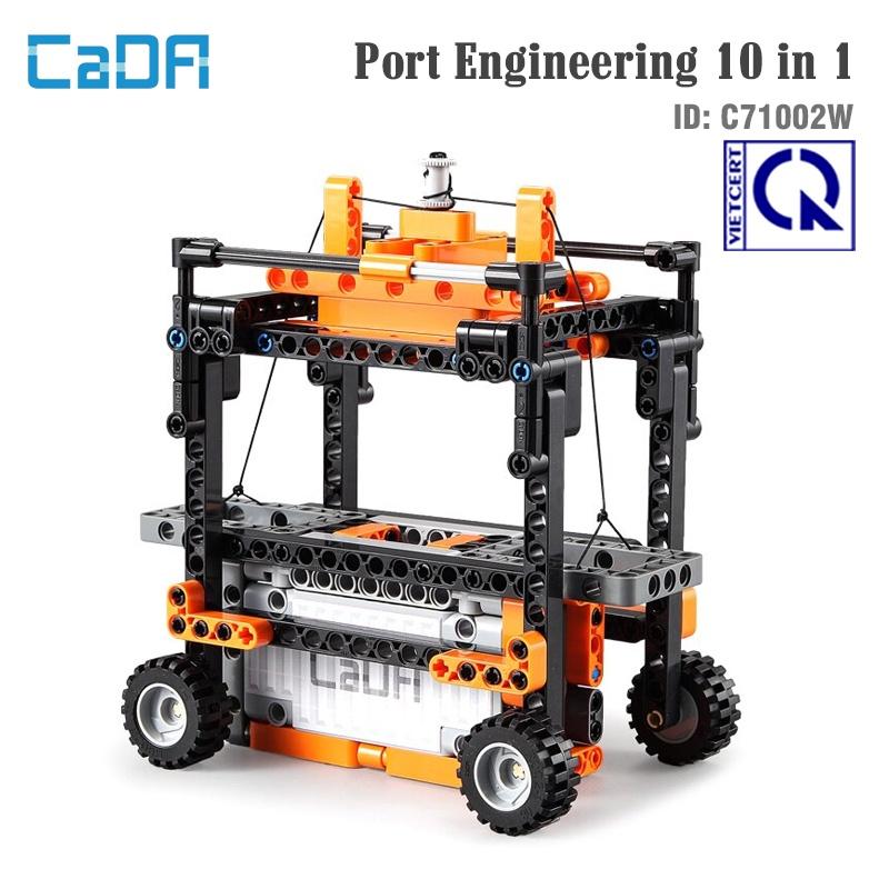Đồ Chơi Lắp Ráp Điều Khiển Bộ Vận Tải 10 Trong 1 – CADA C71002W