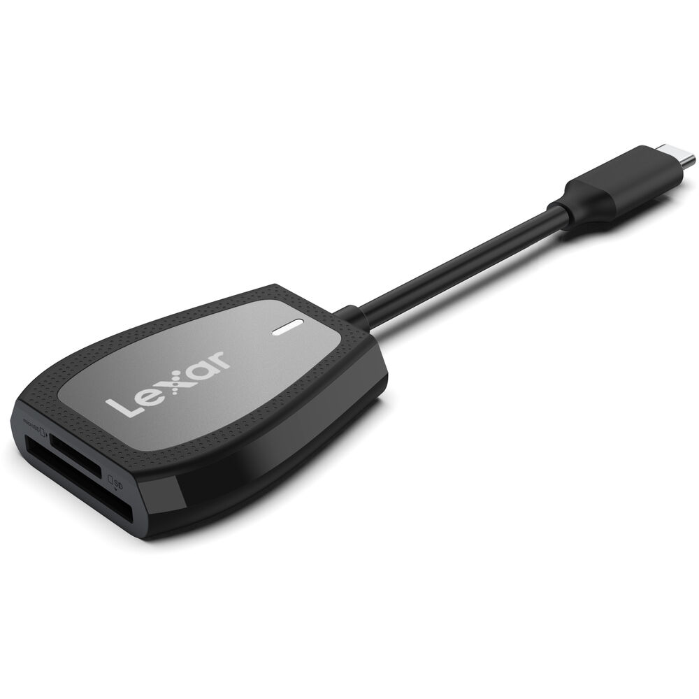 Đầu đọc thẻ Lexar Professional khe cắm kép USB Type-C - Hàng chính hãng