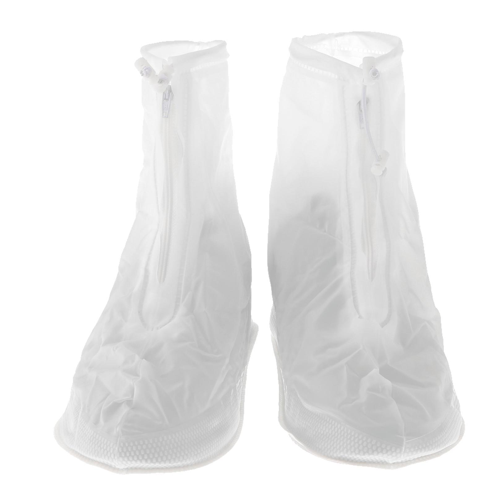 Waterproof Shoe Covers, Rain Boot Shoe Covers, Adults , Reusable Shoe Protectors Rain Overshoes for Outside Travel Fishing Camping