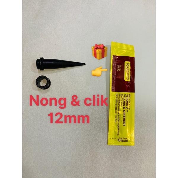 Bộ khuyên tai và clik 12mm