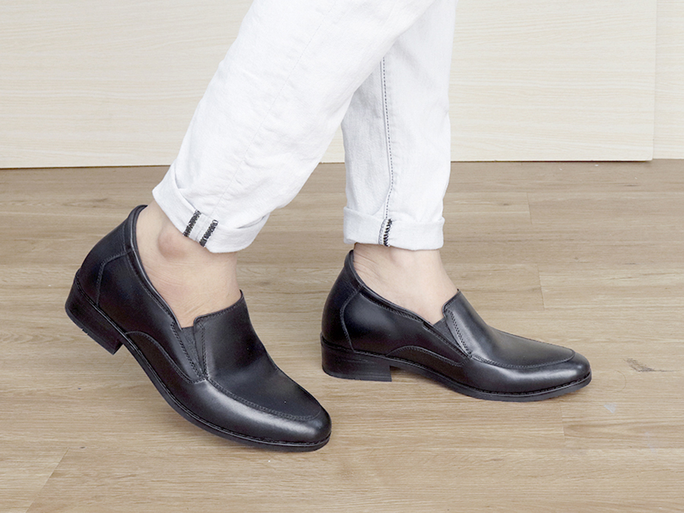 GIÀY TĂNG CHIỀU CAO GIÀY CAO DÀNH CHO NAM GIỚI T&TRA S1017 TRƠN - CAO 8CM GIÀY ĐỘN NAM CAO VƯỢT TRỘI
