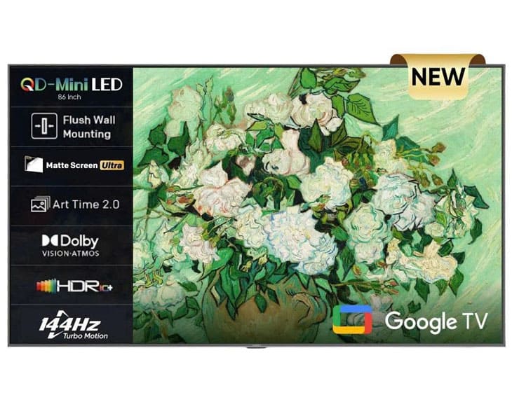 Google Tivi QLED Khung Tranh Coocaa 86 inch 86L85 - HÀNG CHÍNH HÃNG - CHỈ GIAO HCM