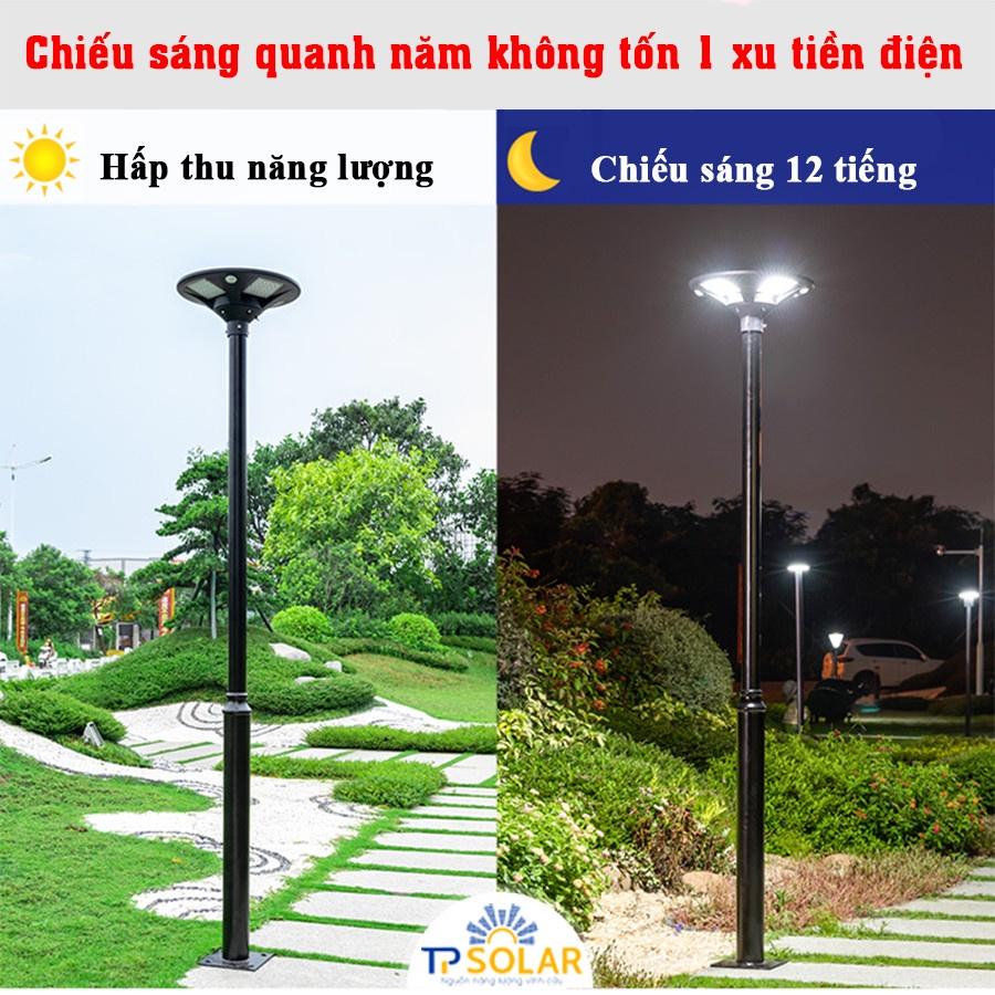 Đèn Sân Vườn Năng Lượng Mặt Trời TP Solar TP-U250 Công Suất 250W Cảm Biến Chuyển Động, Chống Nước IP65