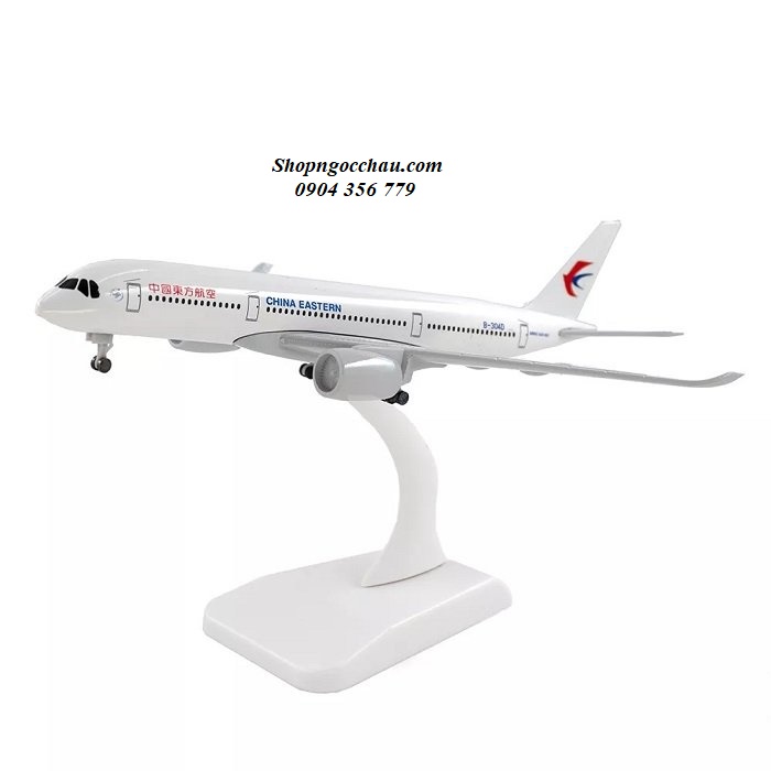 Mô hình máy bay tĩnh Airbus A350 China Eastern 20cm có bánh xe