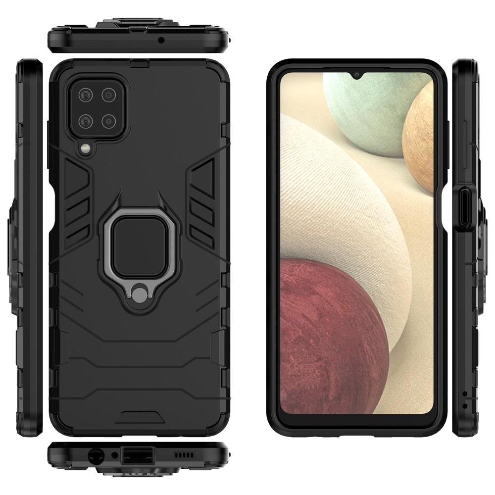 Ốp lưng cho Samsung A12 chống sốc kèm nhẫn xoay chống xem video bảo vệ camera