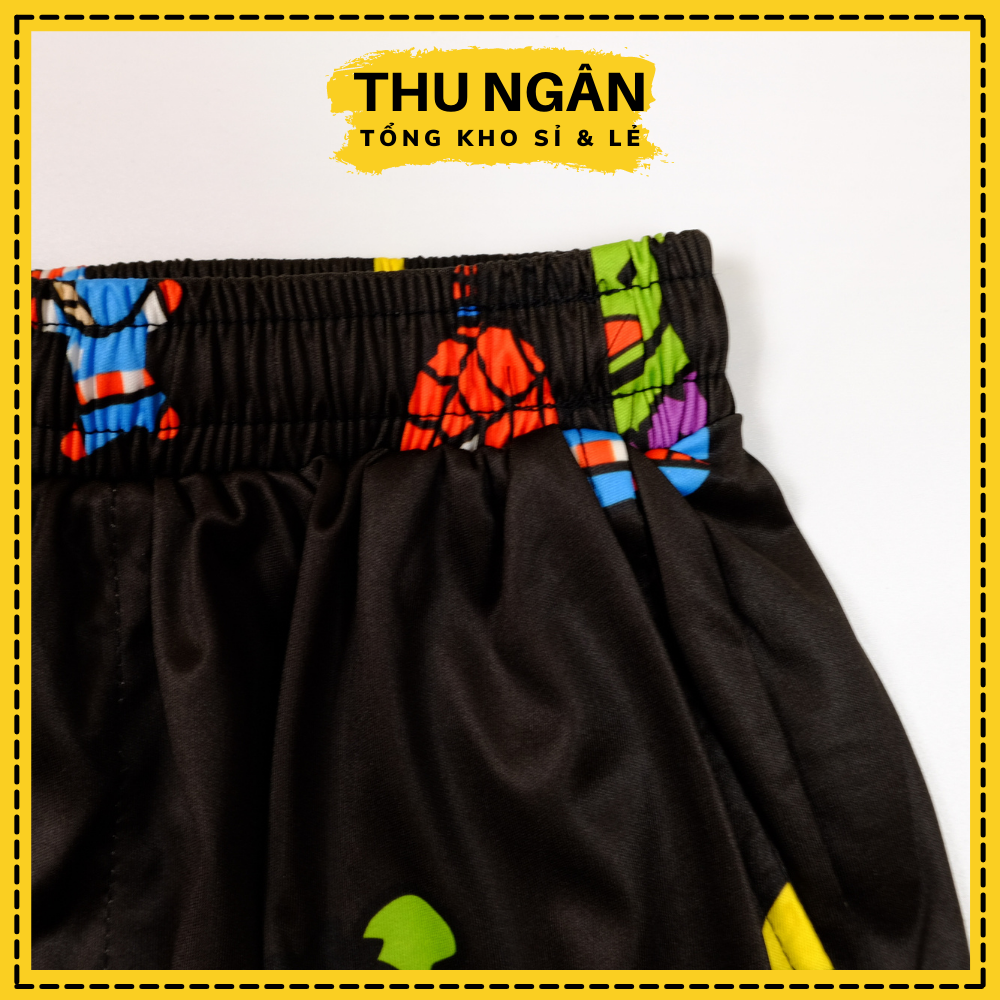 Quần Đùi Thun Unisex Cho Nam Nữ Chất Đẹp Cao Cấp Mặc Nhà 20027