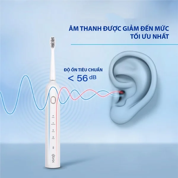 Bàn Chải Đánh Răng Điện GOROS Smooth Electric Toothbrush - Hàng Chính Hãng