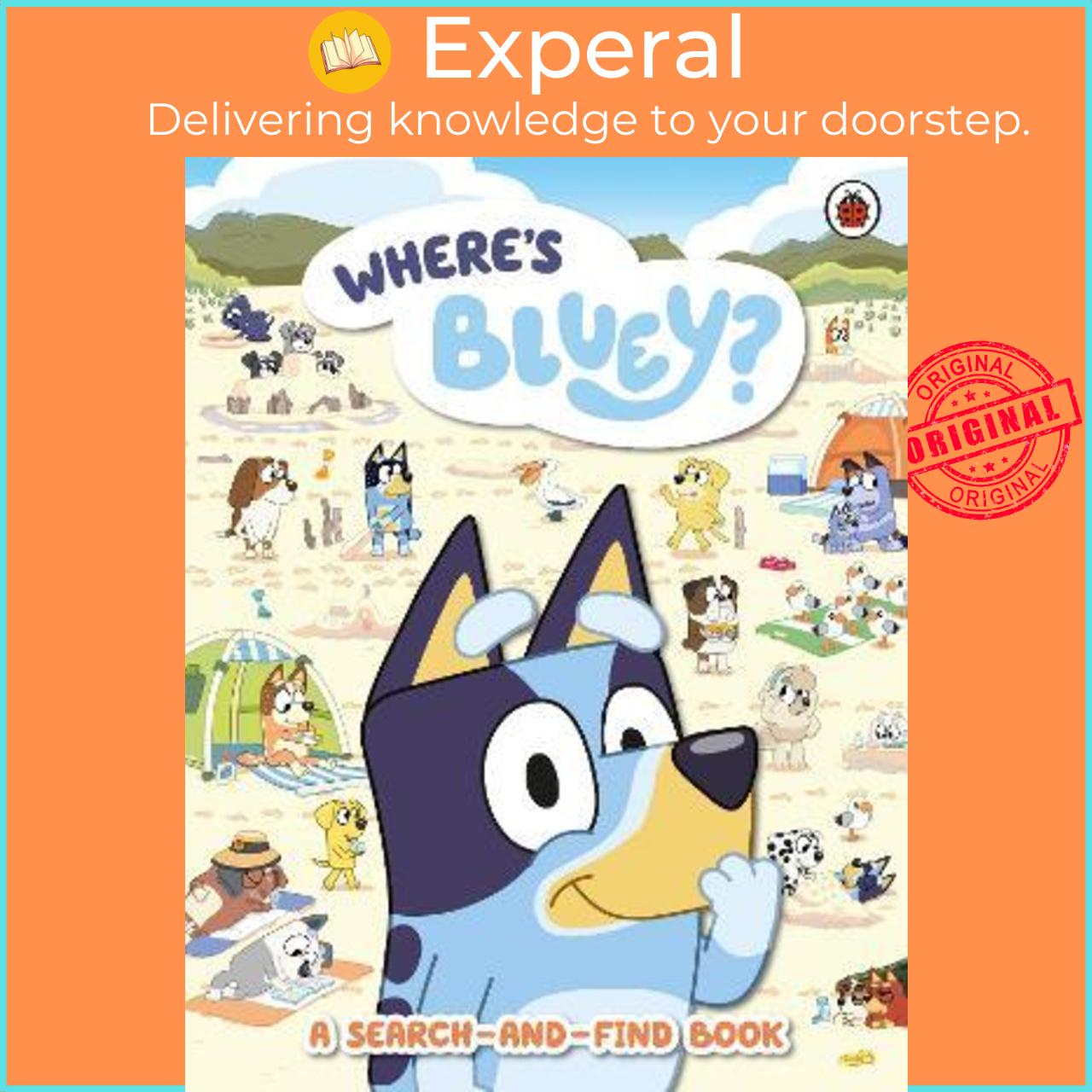 Sách - Bluey: Where's Bluey? : A Search-and-Find Book by Bluey (UK edition, paperback)