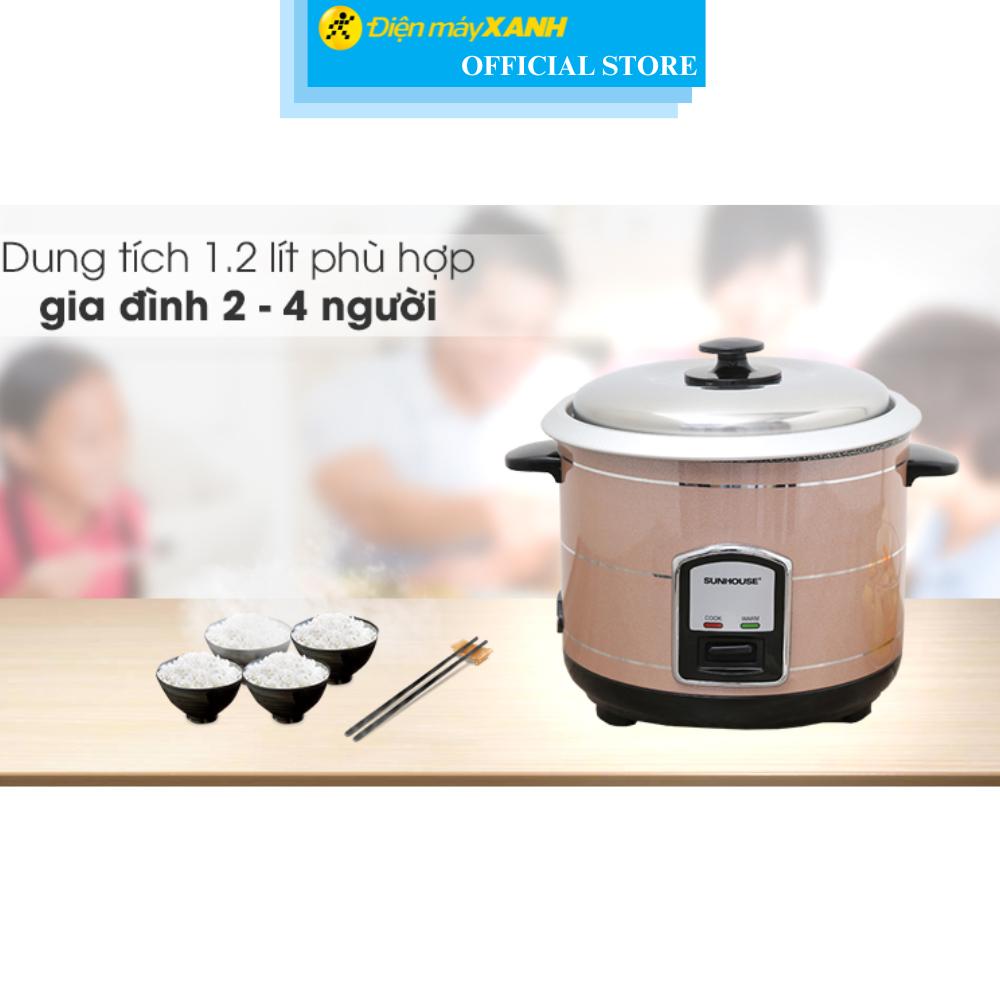 Nồi cơm nắp rời Sunhouse 1.2 lít SHD8105 - Hàng Chính Hãng