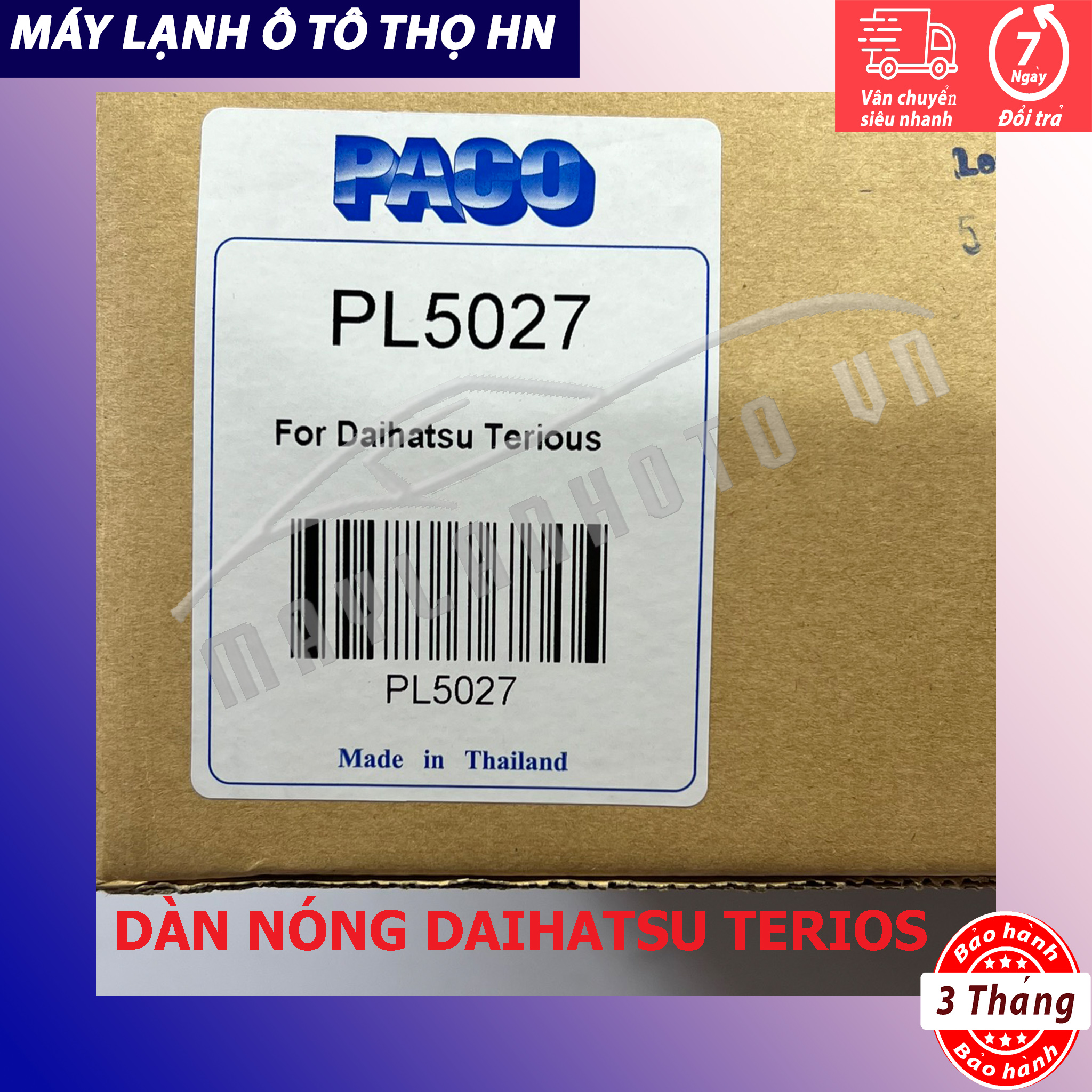 Dàn (giàn) nóng Daihatsu Terios Hàng xịn Thái Lan (hàng chính hãng nhập khẩu trực tiếp)