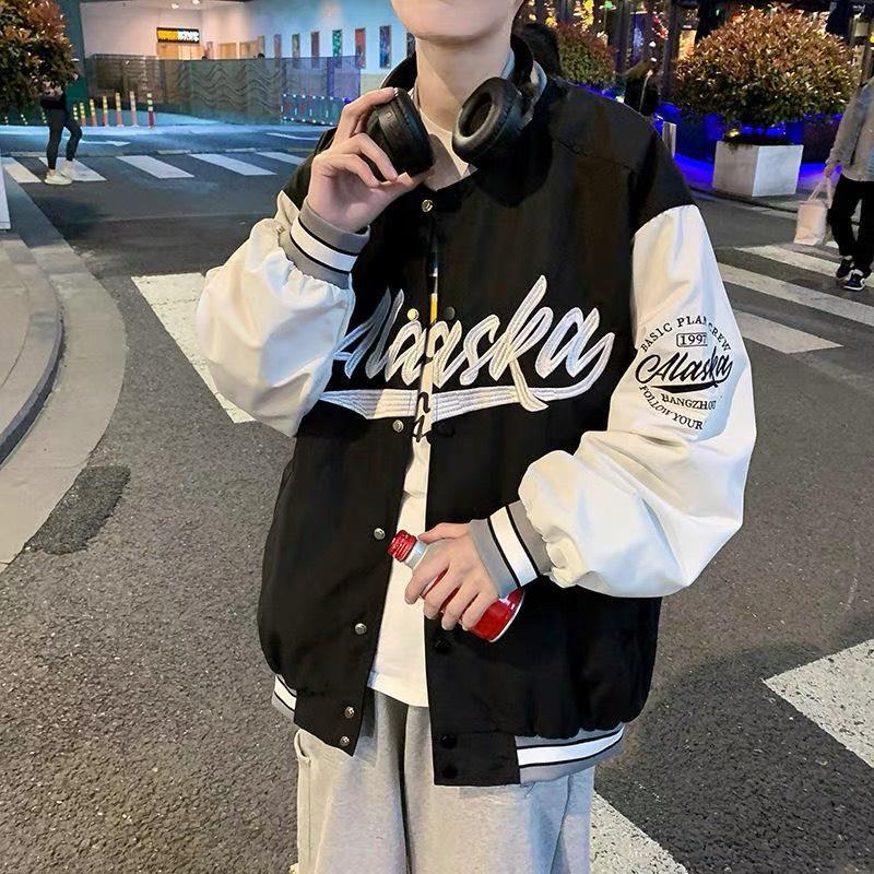Áo Bomber phối tay , áo khoác dù 2 lớp FROM RỘNG UNISEX nam nữ mặc được, in chữ trước ngực cực chất