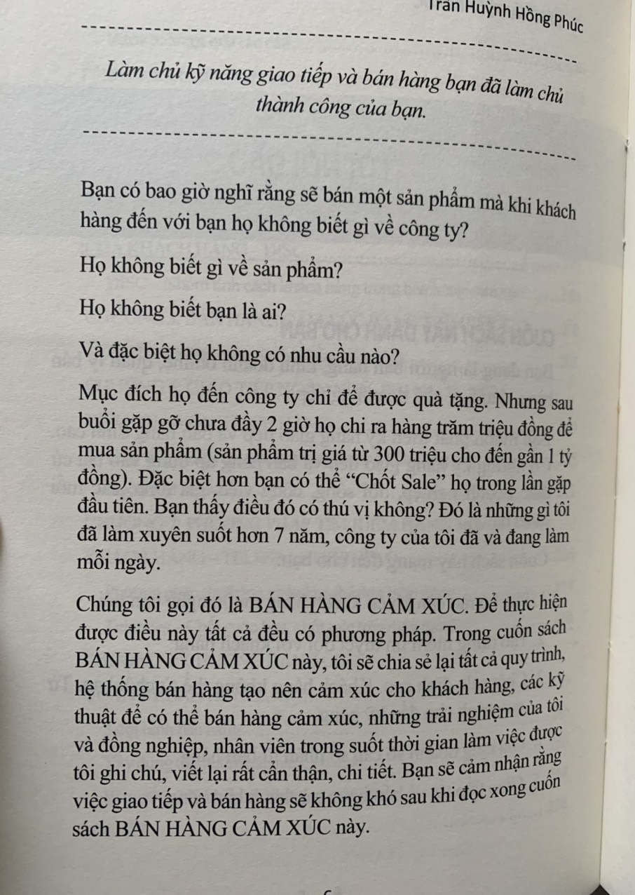 Bán hàng cảm xúc