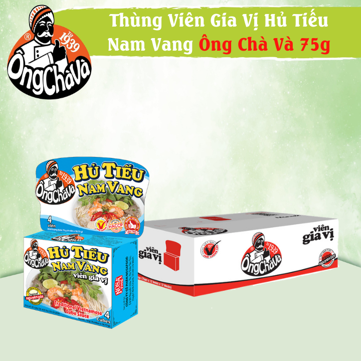 Thùng Viên Gia Vị Hủ Tiếu Nam Vang Gold 75g Ông Chà Và 144 Hộp Siêu Tiết Kiệm Dễ Dùng Và Tiện Lợi