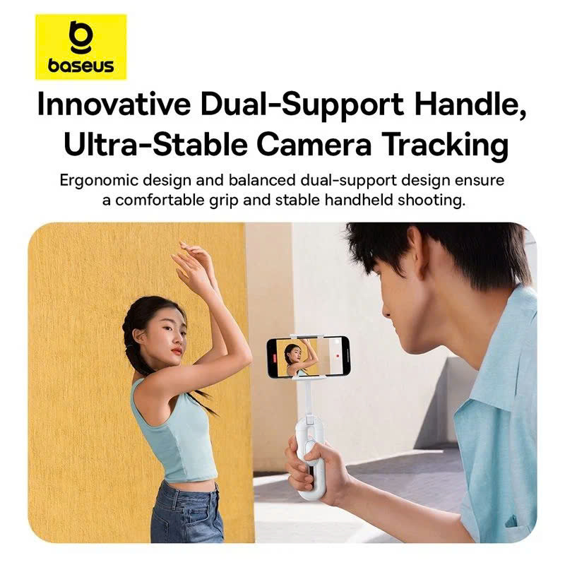 Gậy Selfie Từ Tính Baseus TechShot Series Dual-Support Phone (Nam Châm + Kẹp, Bluetooth Remote control) hàng chính hãng