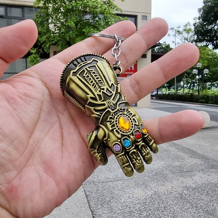 Móc Chìa Khóa Avengers. Móc Khóa Gang Tay Thanos. Hợp Kim Nhôm Cao Cấp