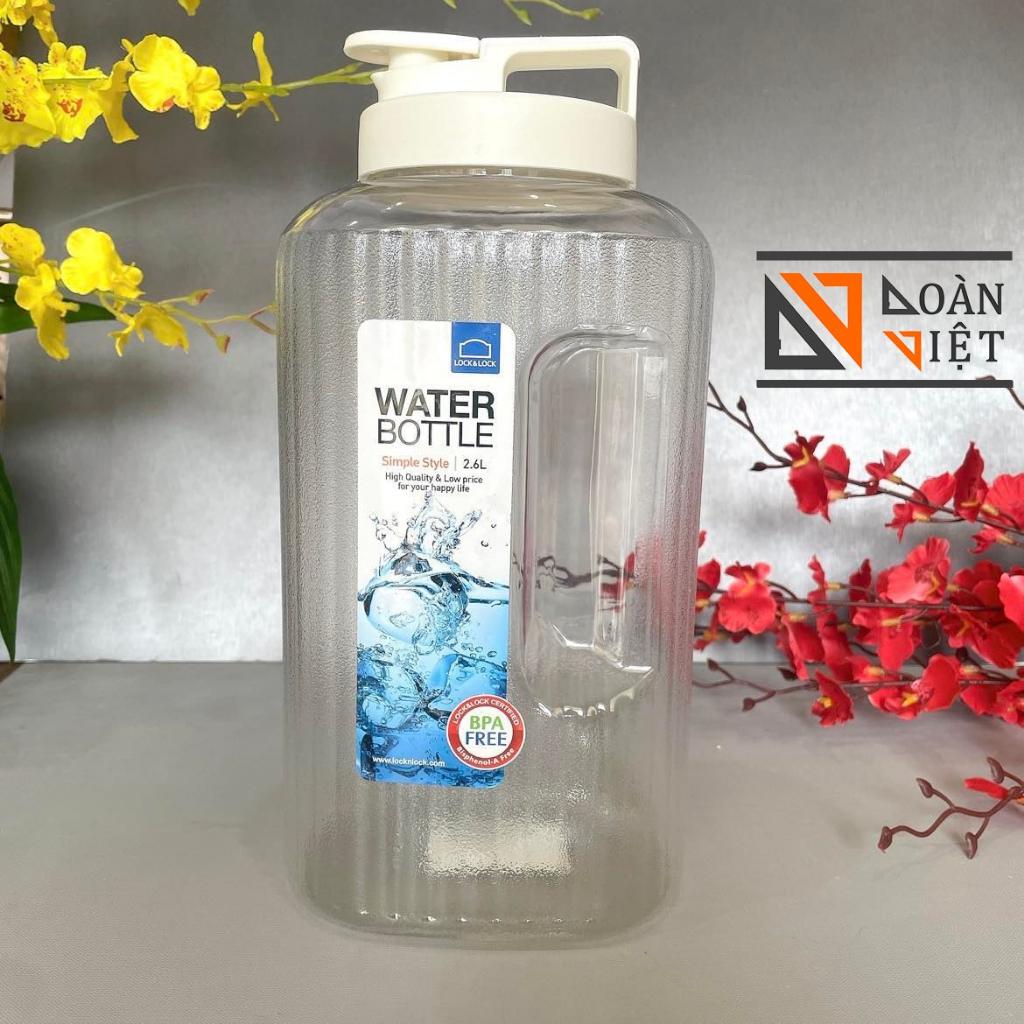 BÌNH ĐỰNG NƯỚC Lock and Lock nhựa nguyên sinh PP không thãi nhiễm vào thực phẩm -An toàn sức khoẻ