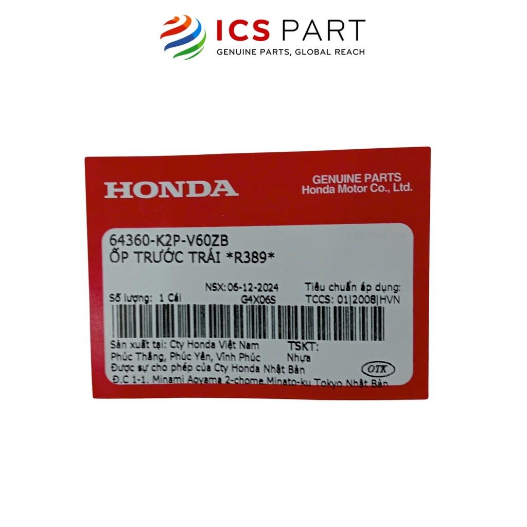 Nhựa Ốp Đèn Pha Trước Trái R389 HONDA Winner X V3 2022+ Màu Đỏ (64360K2PV60ZB)